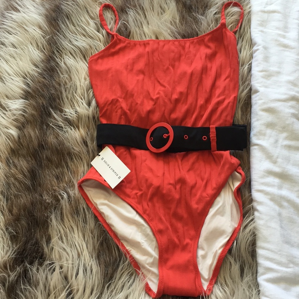 NWT red one piece